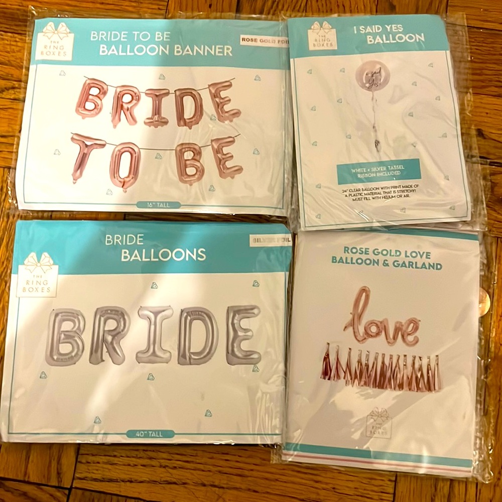Bride balloons